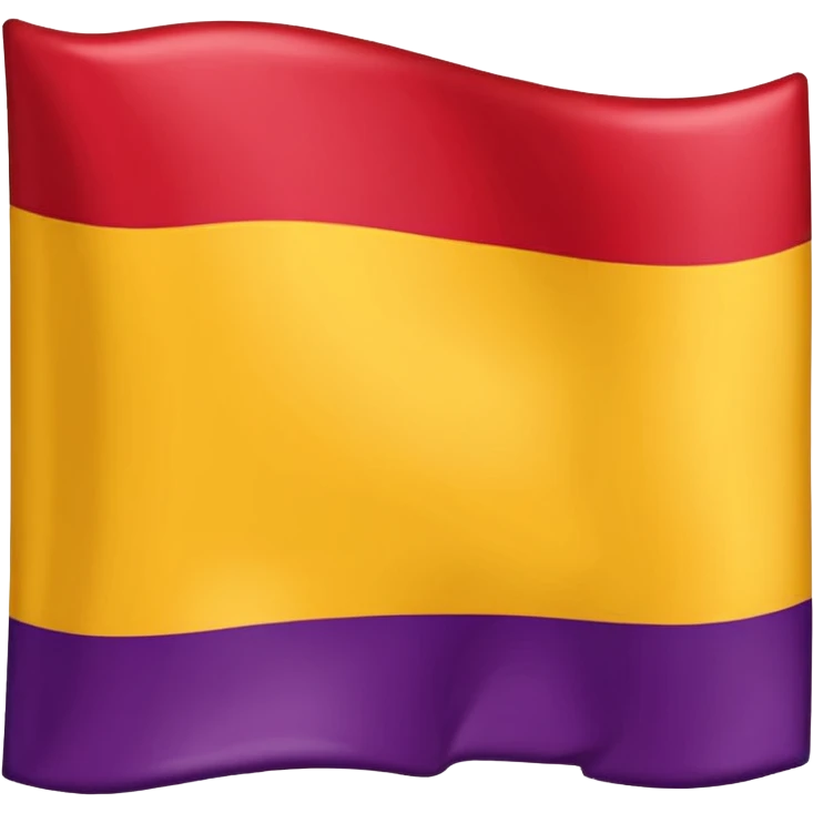 Bandera roja,amarilla y morada emoji