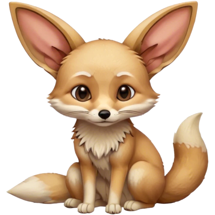 fennec fox sad emoji