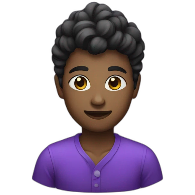 birthday icon black and purple emoji