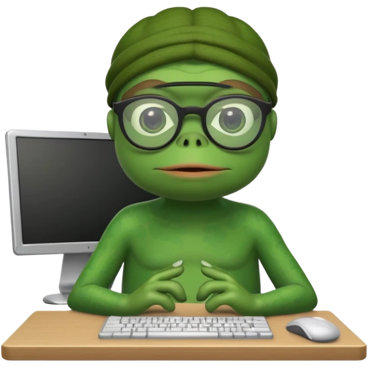 pepe the frog computer  emoji