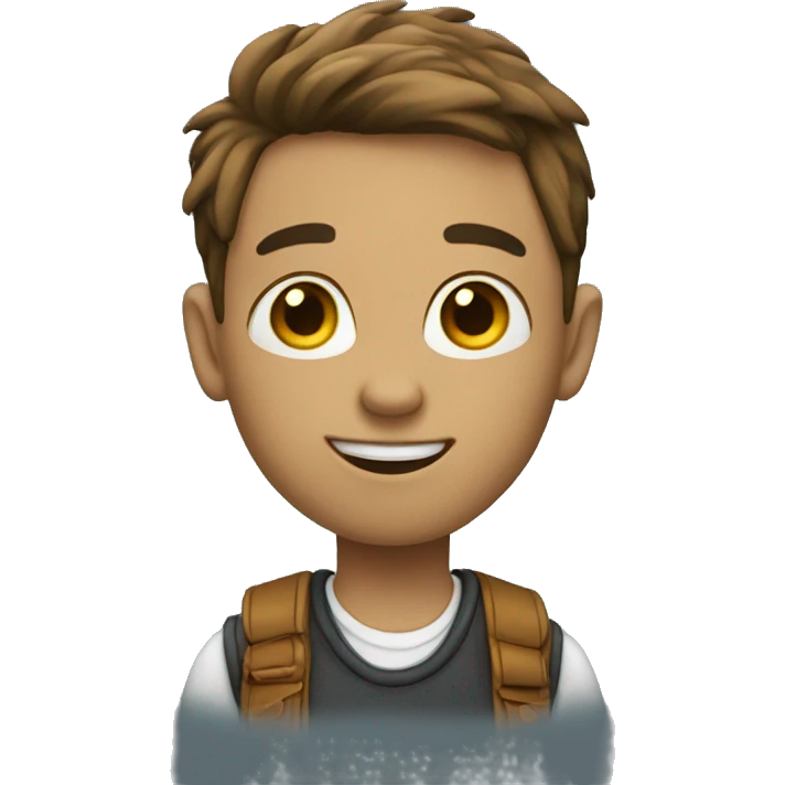 Boy with an idea emoji