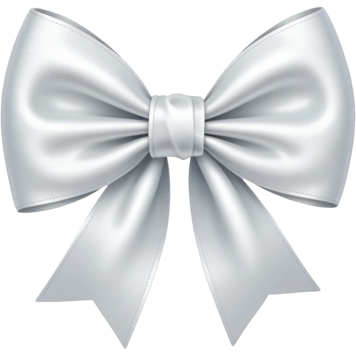 white bow emoji