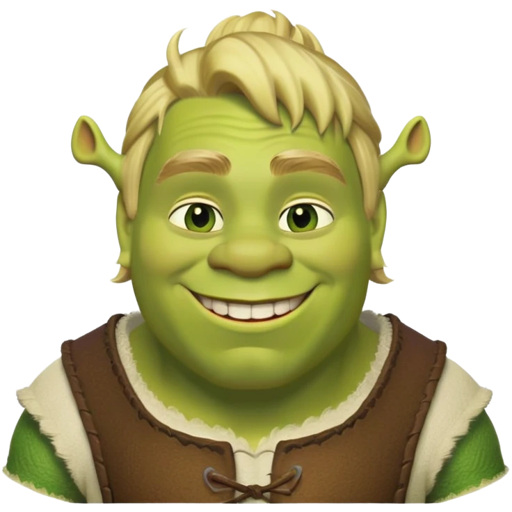 blond shrek emoji