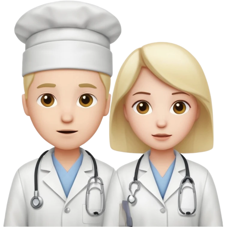 Technicians with Semi-Visual Faces emoji