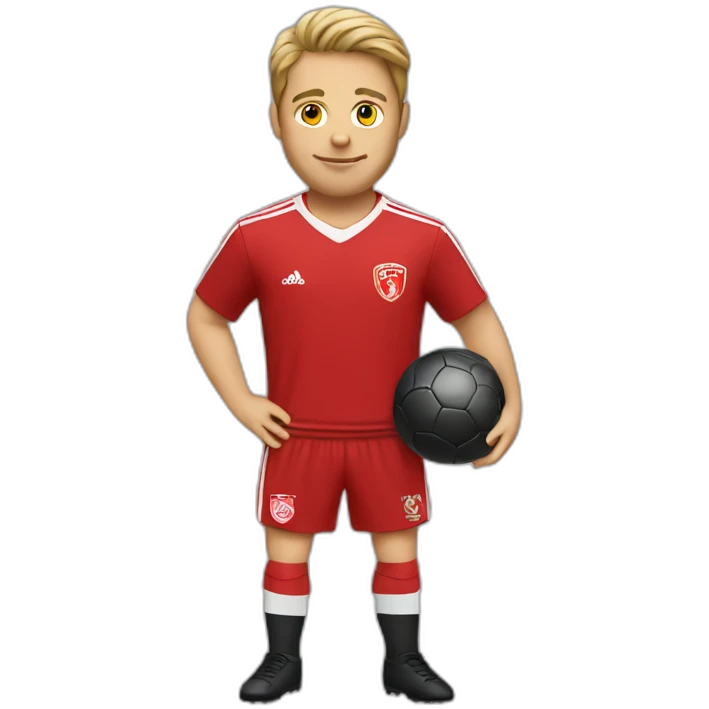 Red football club emoji