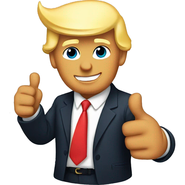 Donald trump thumbs up emoji