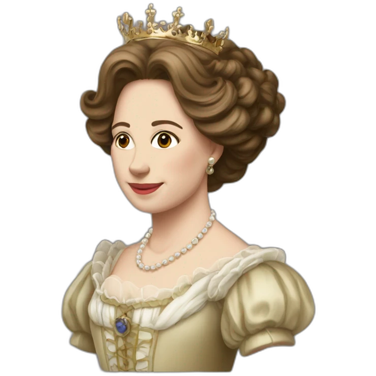 La reine d'Angleterre emoji