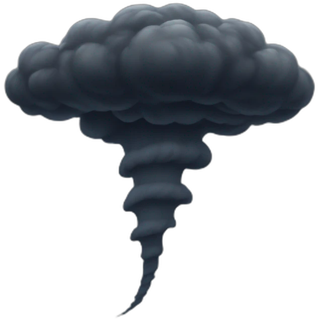 dark tornado emoji