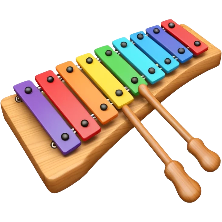 Xylophone 3D emoji emoji