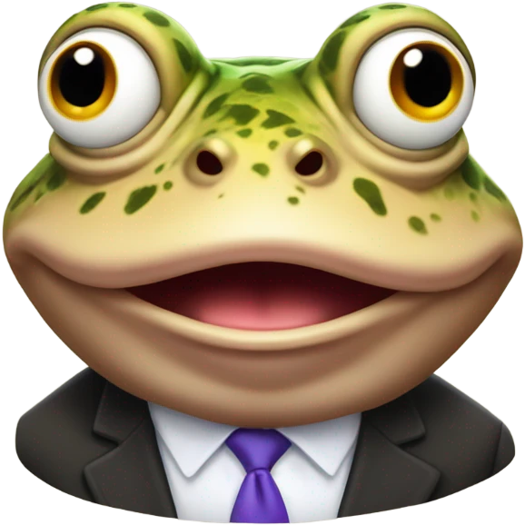 trump in the style of bufo emoji