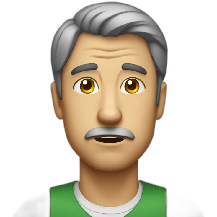 upset man emoji