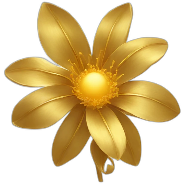 magic golden flower emoji