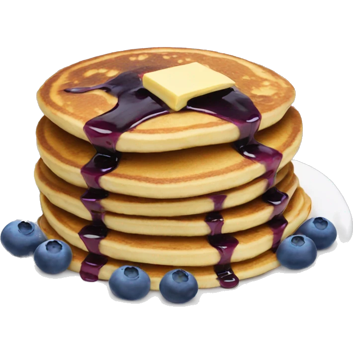 Blueberry pancakes  emoji