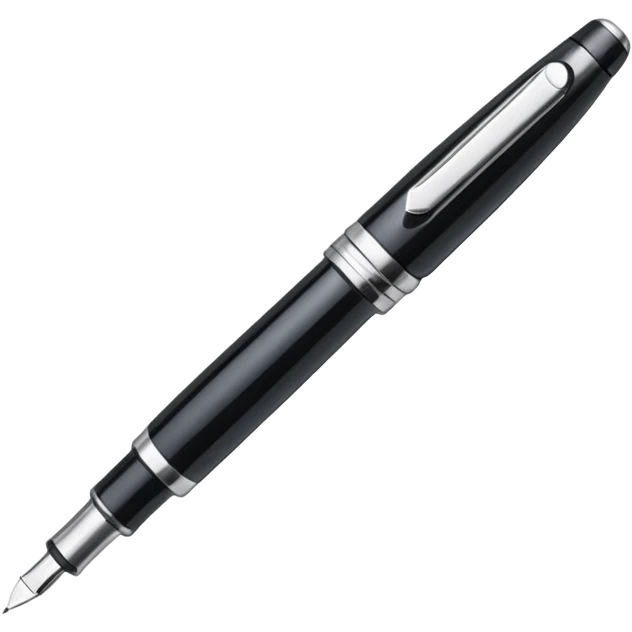 fountain pen with sharp nib emoji