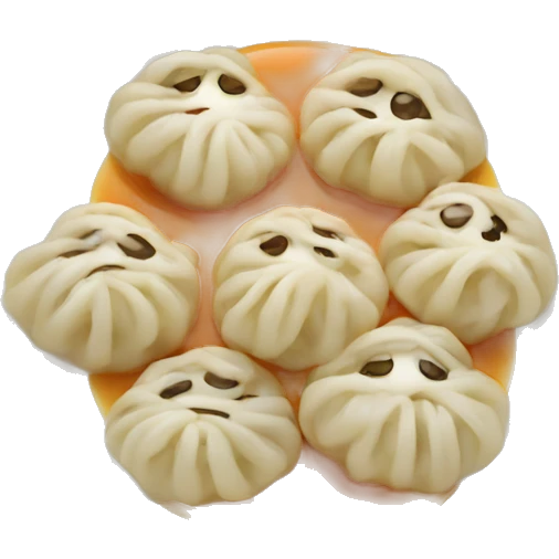 On plate momos emoji