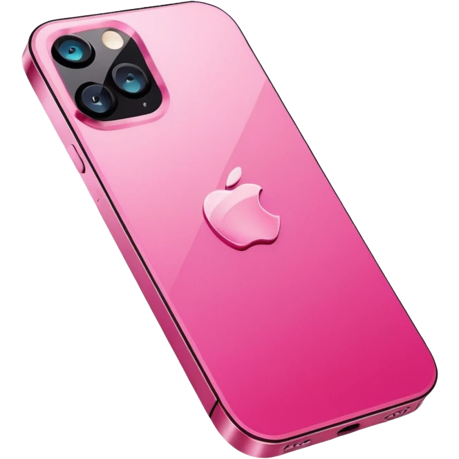 IPhone 13 rosado emoji