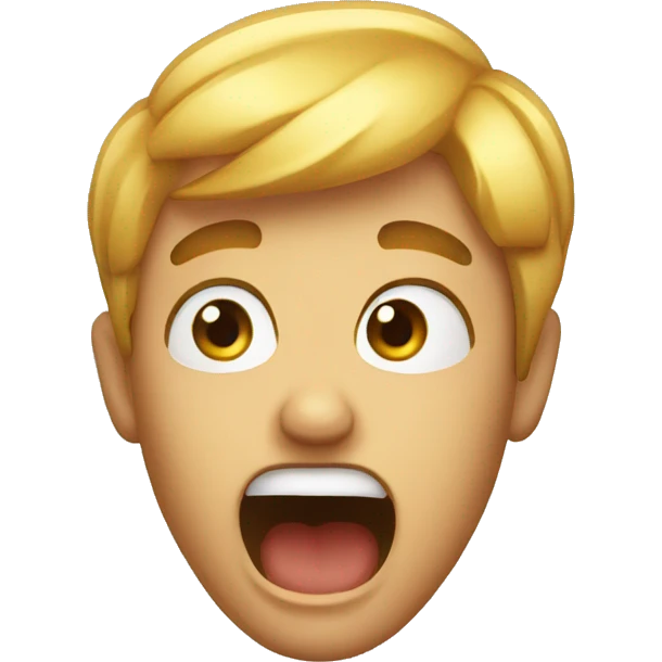 overly surprised emoji