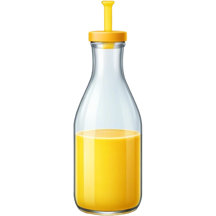 Yellow juice bottled emoji