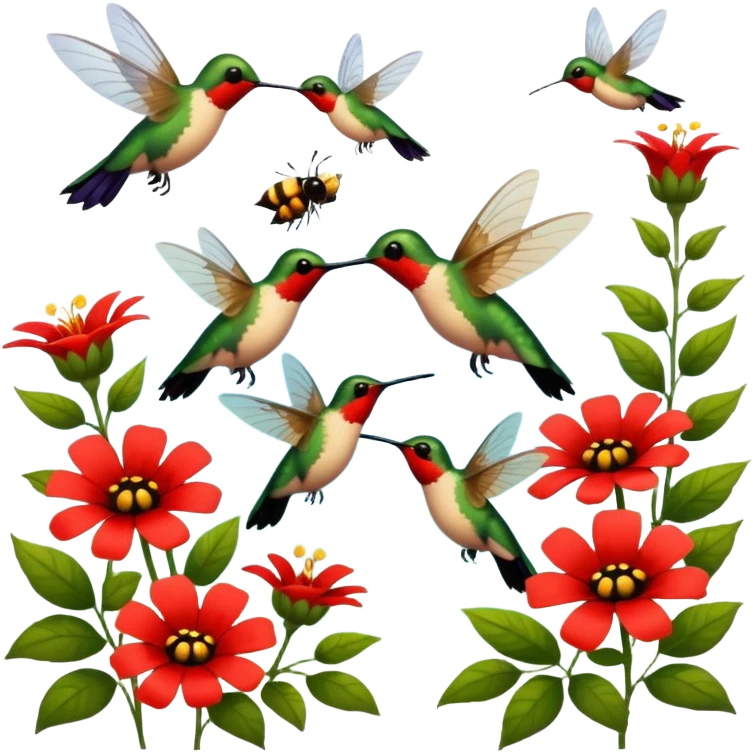 🎨Donde danzan las mariposas y los colibrís y entre las 💐flores y la 🏞️naturaleza las 🐝abejas bebiendo el néctar de las flores polinizando the 🐞ladybug rojo divino entre los jardines de pintorescos y majestuosos colores emoji