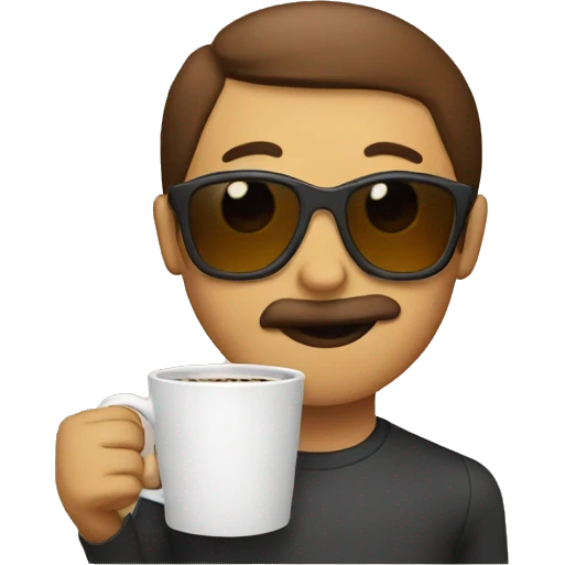 Drinking coffee  emoji