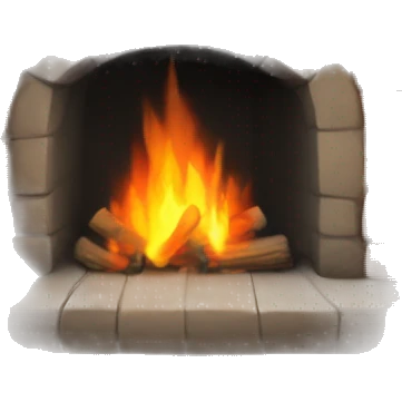 camp fireplace emoji