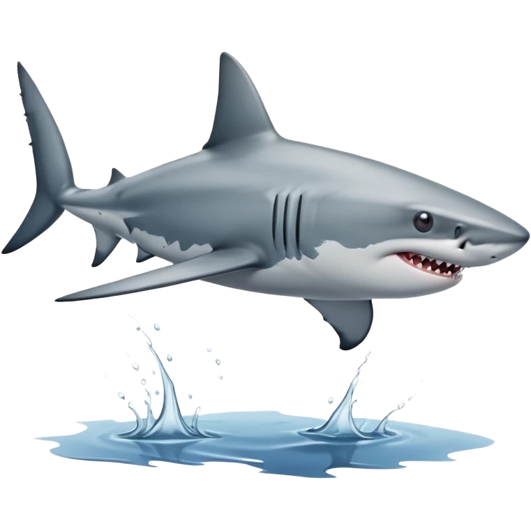 shark out for a walk emoji