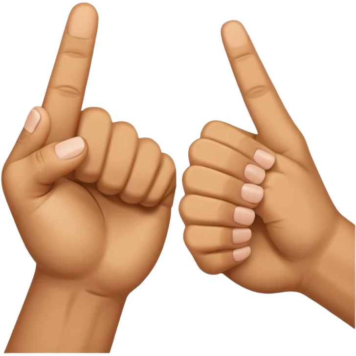 🖕+👊 emoji