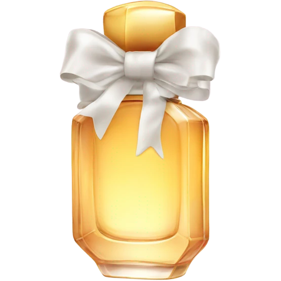 perfume bottle with bow emoji