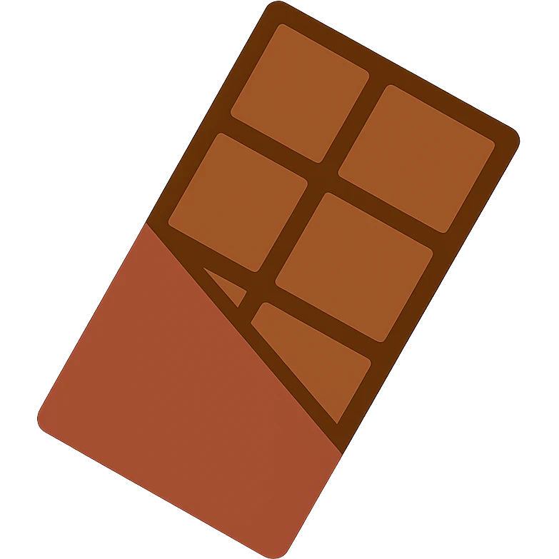 Chocolate bar emoji