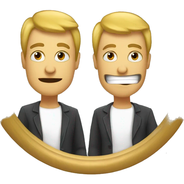 A mirror hitting another mirror emoji