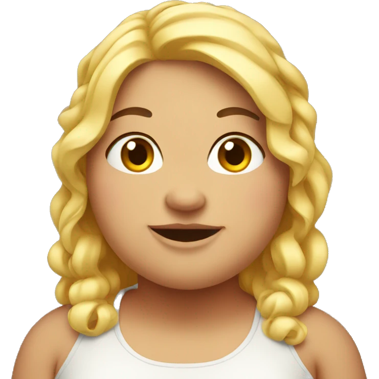 Fat girl emoji