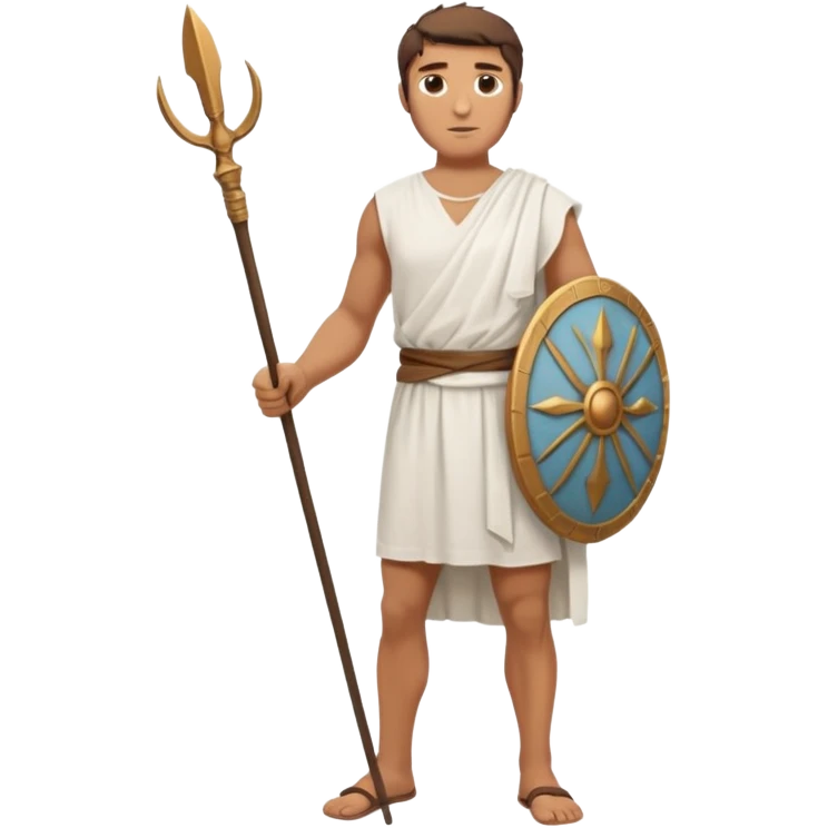 ancient greek man full length emoji