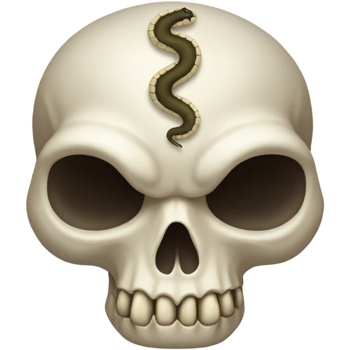 Snake skull emoji