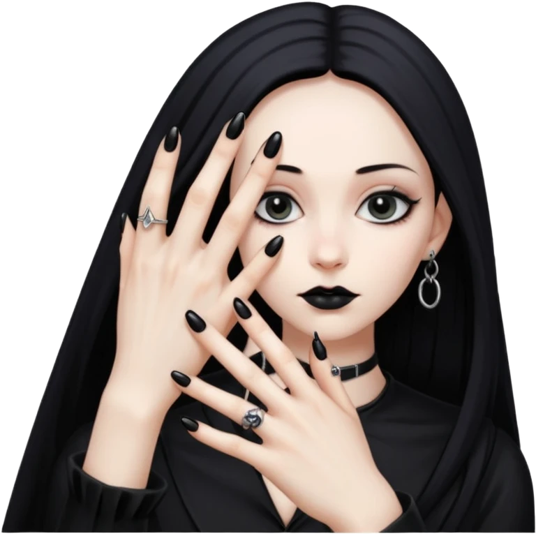 Wendsday hand emoji