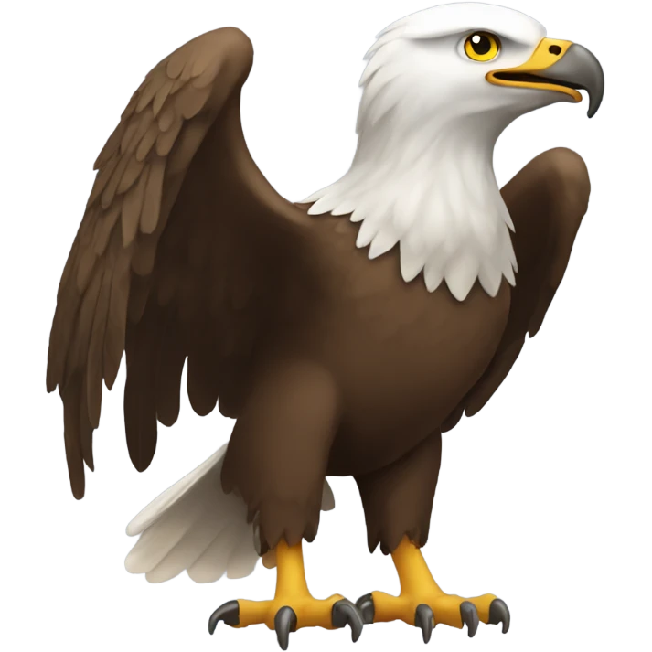 Eagle with ram in its talons emoji
