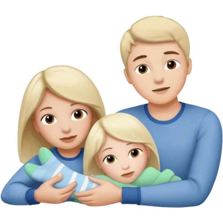 Create an emoji scene where a woman has fainted and is lying down, and a boy is holding his socks near her nose to help bring her back to consciousness. There should be nothing else in the scene. emoji