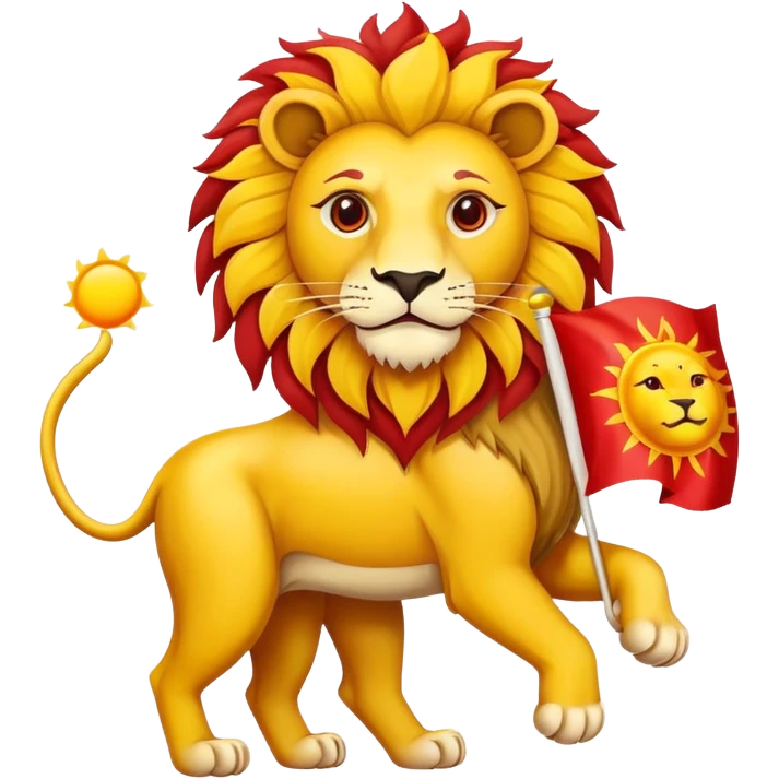 iranian lion and sun flag emoji