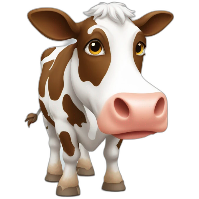 Nike cow emoji