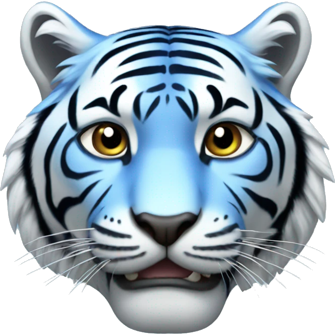 Blue tiger  emoji