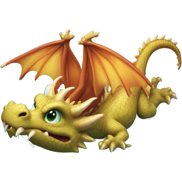 Dragon in water  emoji