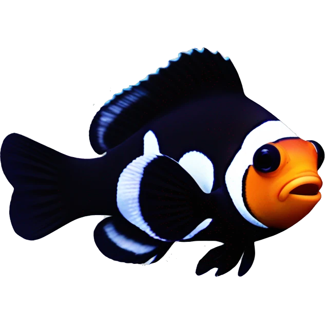 Black photom clownfish emoji