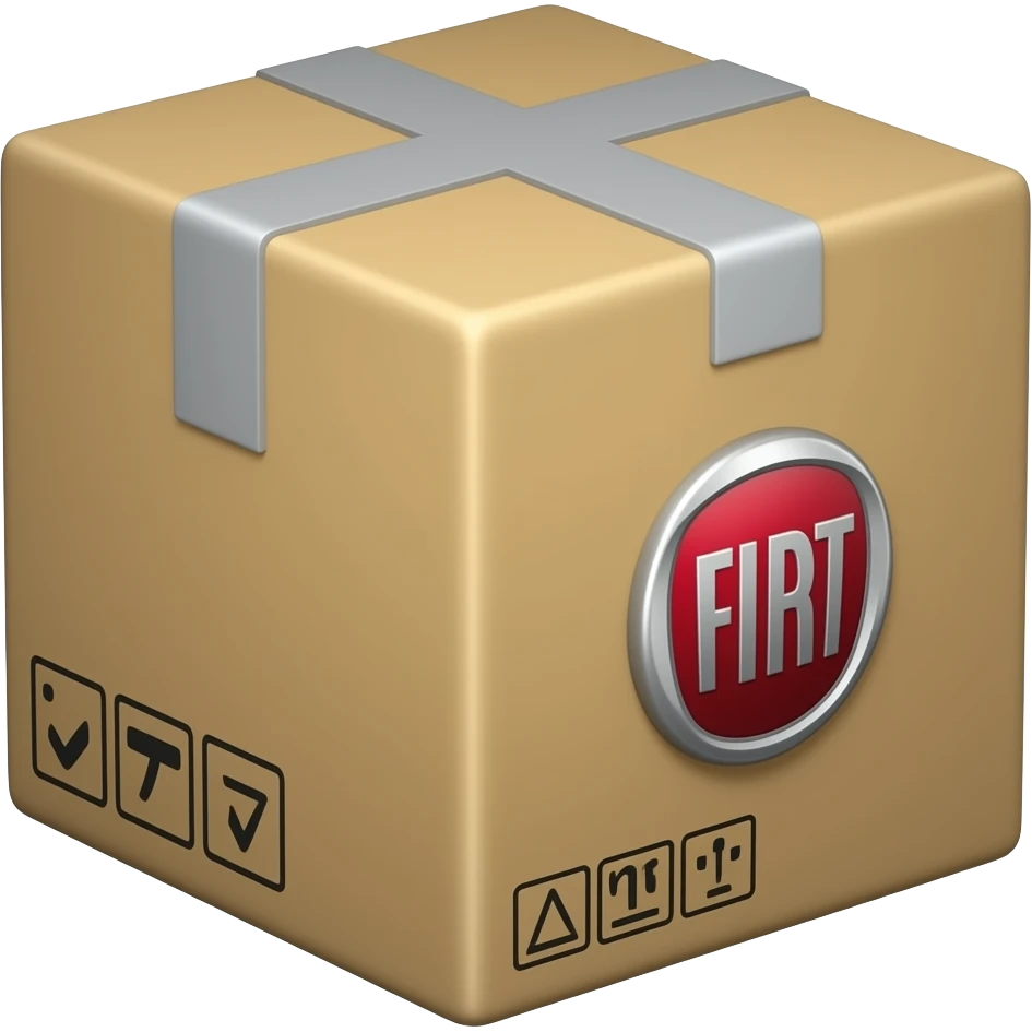 Cargo Box Fiat 500 emoji