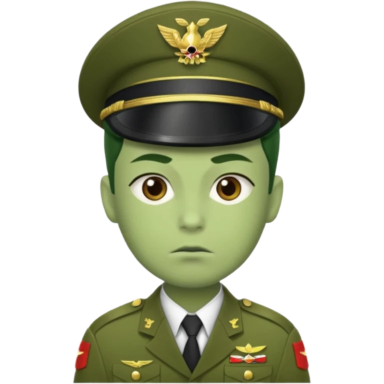 Soldier wasabi emoji