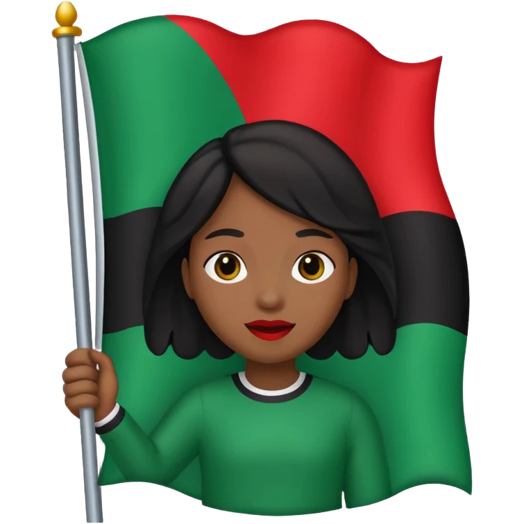 African american flag emoji