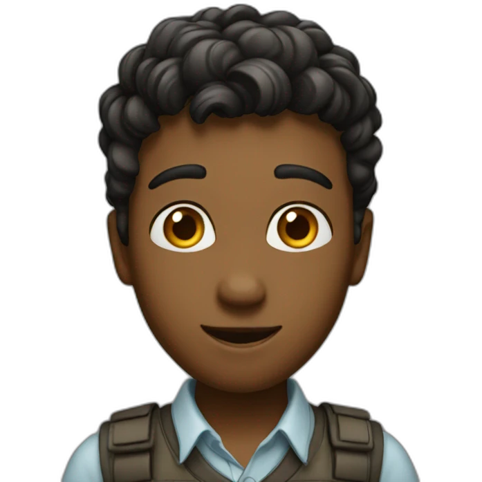 Smart boy emoji