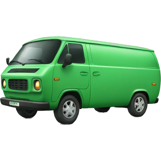 Green van emoji
