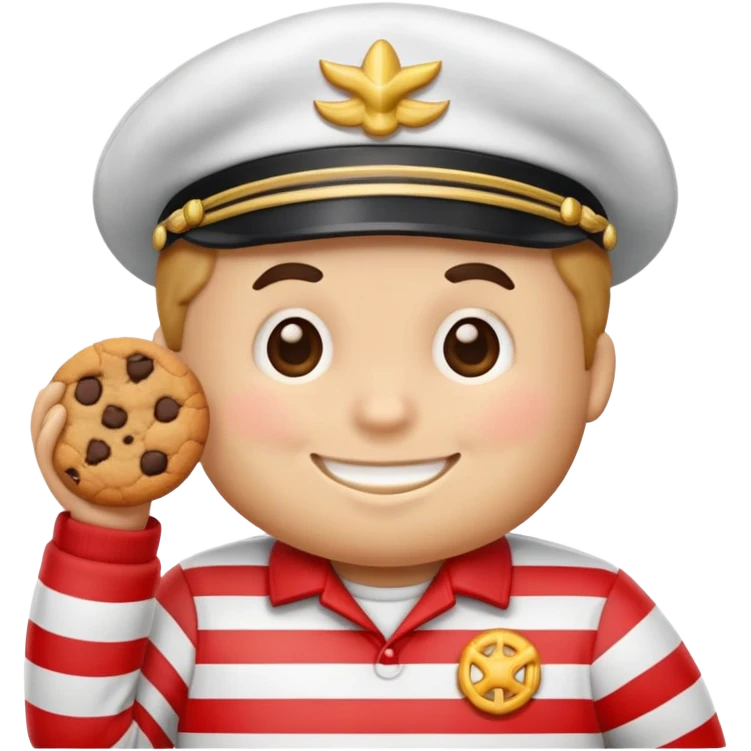 Captain cookie emoji
