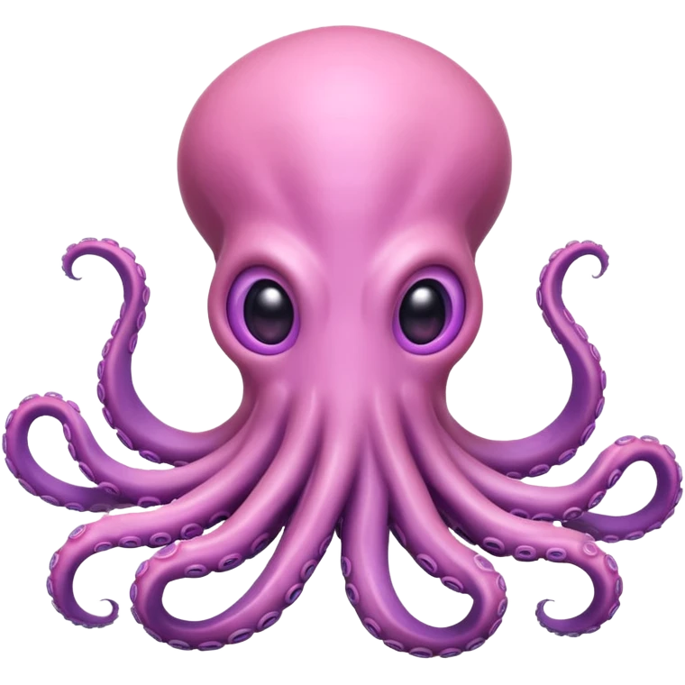 tentacle alien character, octopus-like face, soft glowing skin, alien biology design, cute but weird vibe, 3D cartoon, mobile game icon style, clean background, no text, no watermark
 emoji