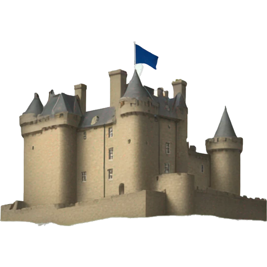 Scottish castle emoji
