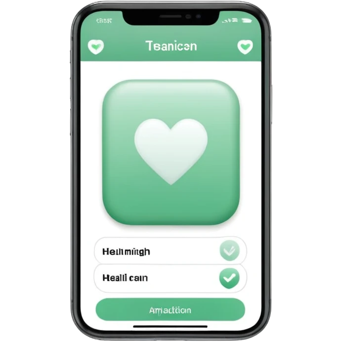 Health application emoji